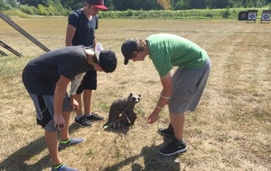 C'était chaud sur le terrain samedi!